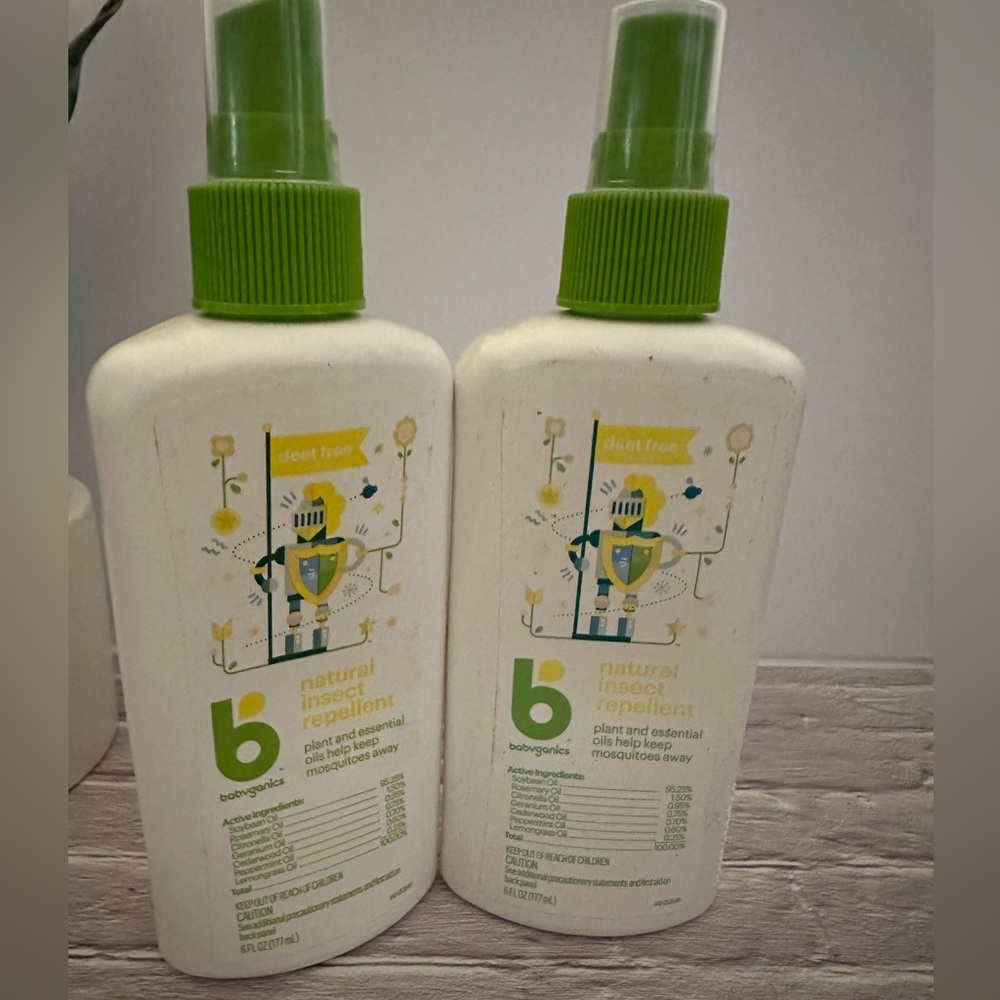 Babyganics Deet Free Natural Insect Repellent (2‎ bottles)